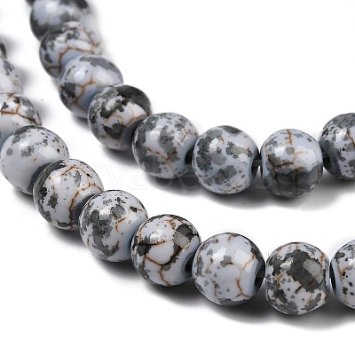 Synthetic Turquoise Beads Strands TURQ-F019-03E-1