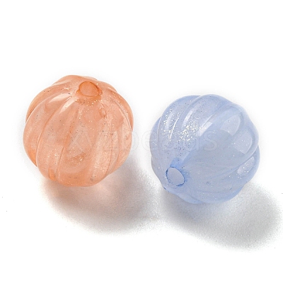 Luminous Acrylic Beads X-OACR-E041-19-1