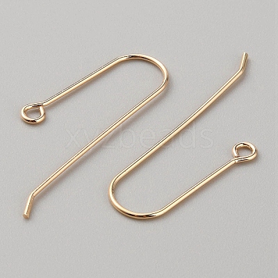 Brass Earring Hooks KK-WH0044-141A-G-1