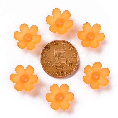 Frosted Acrylic Bead Caps MACR-S371-07A-724-1
