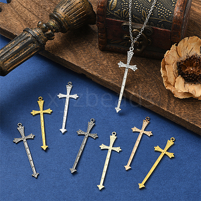 40Pcs 5 Colors Alloy Big Pendants FIND-SC0018-10A-1