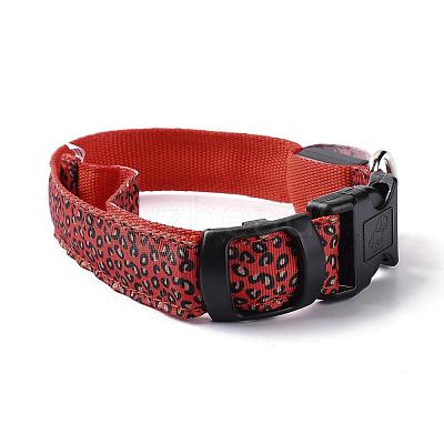 Adjustable Polyester LED Dog Collar MP-H001-A10-1