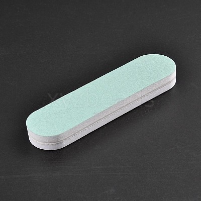 Rectangle Plastic Silver Polishing Stick AJEW-N022-02-1