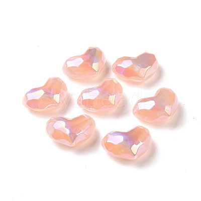 Opaque Acrylic Beads OACR-A010-12B-1
