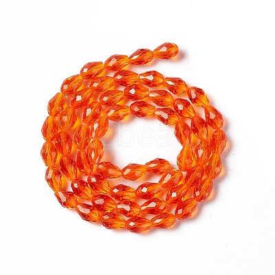 Glass Beads Strands GLAA-R024-11x8mm-18-1
