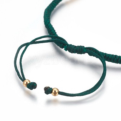 Nylon Cord Braided Bead Bracelets Making BJEW-F360-F02-1