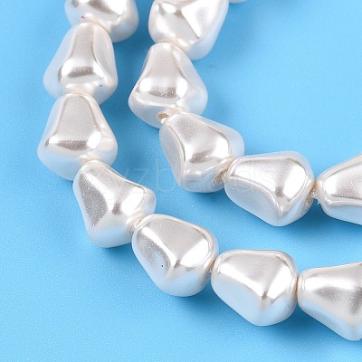 Transparent Spray Painted Glass Beads Strands GLAA-N001-28-1
