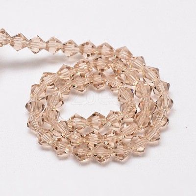 Imitate Austrian Crystal Bicone Glass Beads Strands LS-GLAA-F029-4x4mm-12-1