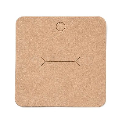 Blank Kraft Paper Finger Rings Display Cards X-CDIS-G005-02-1