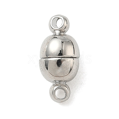 Oval Brass Magnetic Clasps KK-B160-36P-1