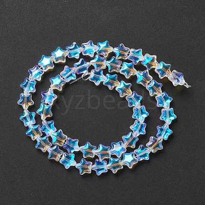 Transparent Glass Beads Strand GLAA-F112-02I-1