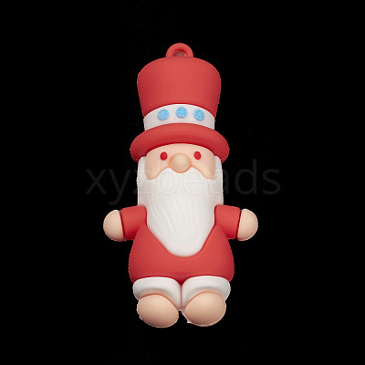 PVC Plastic Christmas Style Big Pendants PVC-O001-02B-1