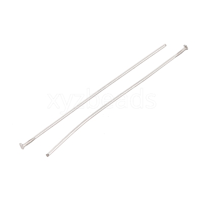 Tarnish Resistant 304 Stainless Steel Flat Head Pins STAS-E023-0.6x40mm-1