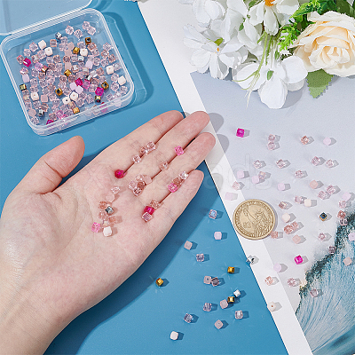 2Bags Imitation Artificial Crystal Glass Beads FIND-PH0026-13B-1