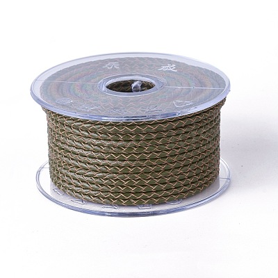 Braided Cowhide Cord WL-I004-5mm-05-1