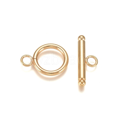 304 Stainless Steel Toggle Clasps STAS-F040-41-G-1