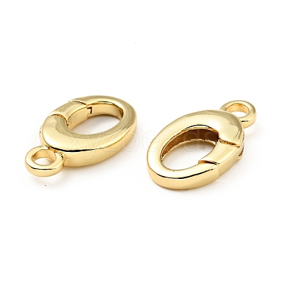 Brass Spring Gate Rings KK-G416-42G-1