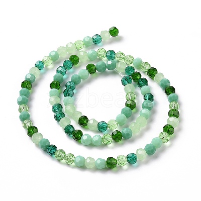 Glass Beads Strands GLAA-E036-09F-1