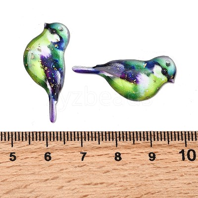 2Pcs Transparent Epoxy Resin Pendants RESI-A044-03A-1