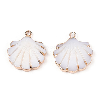 Electroplate Freshwater Shell Pendants X-SHEL-S274-33A-1