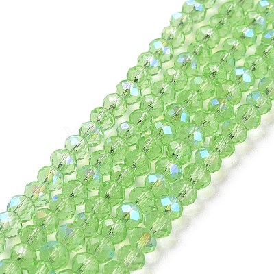 Electroplate Glass Beads Strands LS-EGLA-A034-T10mm-L17-1