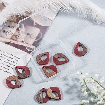 Resin & Wood Pendants RESI-OL0001-01-1