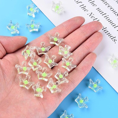 Transparent Acrylic Beads MACR-S373-105-B06-1