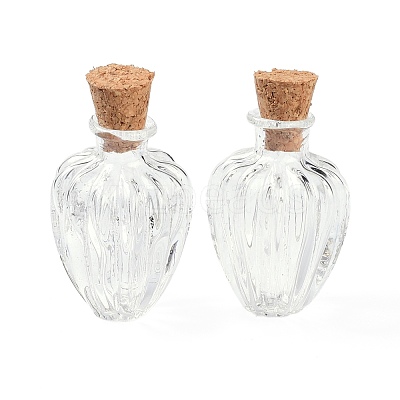 Glass Cork Bottles AJEW-O032-05A-1