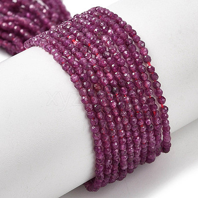 Natural Ruby Beads Strands G-K366-C09-2mm-1