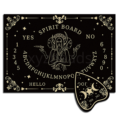 Pendulum Dowsing Divination Board Set DJEW-WH0324-002-1