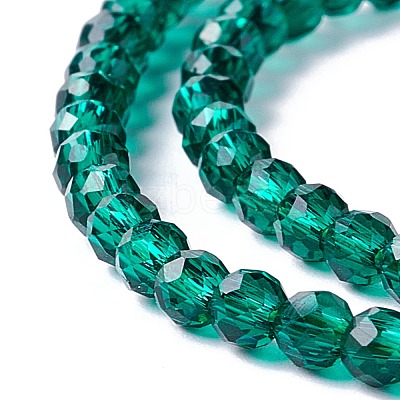 Transparent Glass Beads Strands GLAA-C019-01B-05-1