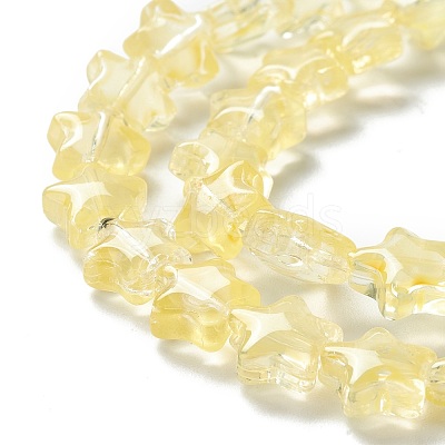 Transparent Glass Beads Strand GLAA-F112-02D-1