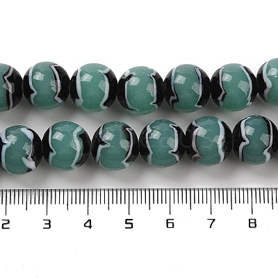 Handmade Lampwork Beads Strands LAMP-P062-02E-1