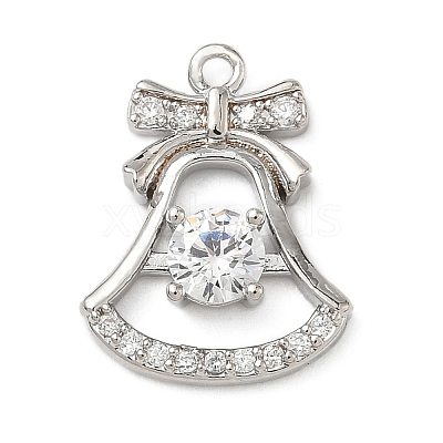 Brass Micro Pave Cubic Zirconia Pendants LS-KK-H521-02C-P-1