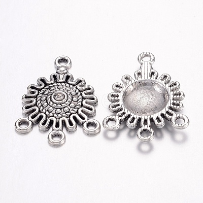 Tibetan Style Alloy Chandelier Components Links X-LF0145Y-1