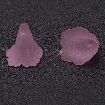 Transparent Acrylic Bead Caps X-PL551-C10-1