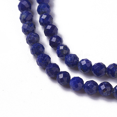 Natural Lapis Lazuli Beads Strands G-F596-15-3mm-1