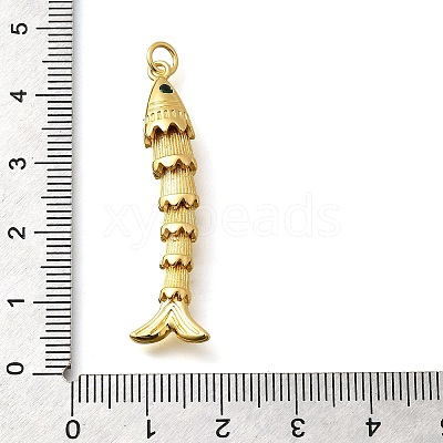 Brass Micro Pave Cubic Zirconia Pendants X-KK-R217-01G-07-1