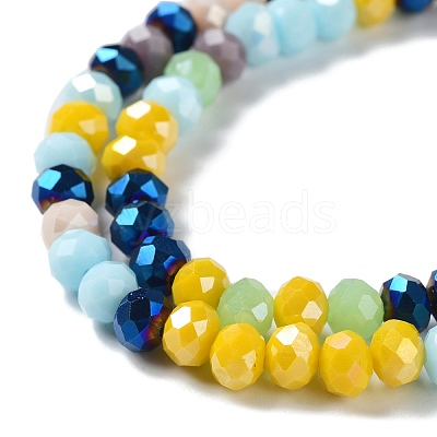 Glass Beads Strands EGLA-A034-M6mm-32-1