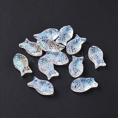 Transparent Electroplate Glass Beads X-GLAA-I050-10K-1