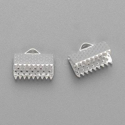 Iron Ribbon Crimp Ends E143Y-S-1