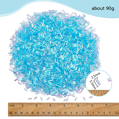 ABS Plastic Tube Beads DIY-WH0888-230B-1
