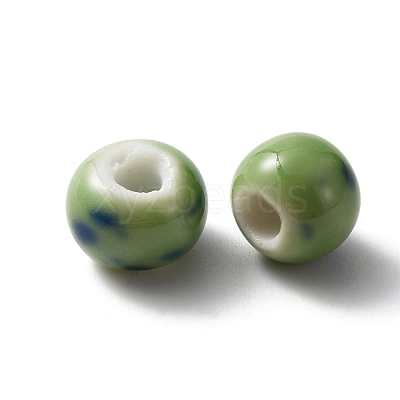 Handmade Porcelain Beads PORC-WH0015-01I-1
