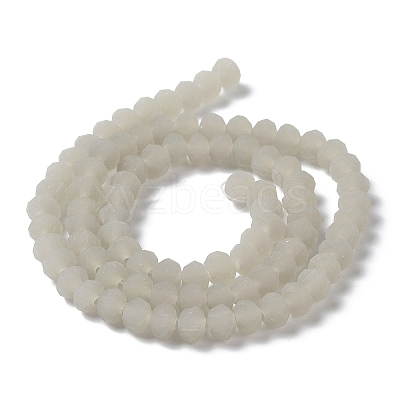 Imitation Jade Solid Color Glass Beads Strands LS-EGLA-A034-J6mm-MD10-1