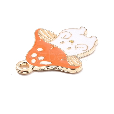 Autumn Theme Alloy Enamel Pendants ENAM-E361-03LG-1