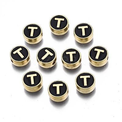 Alloy Enamel Beads ENAM-N052-006-02T-RS-1