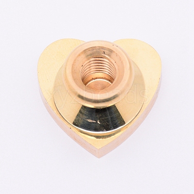 Blank Wax Seal Brass Stamp Head KK-WH0034-24LG-1