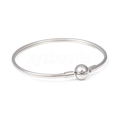 Non-Tarnish 304 Stainless Steel European Style Bangle Making MAK-G014-04P-1