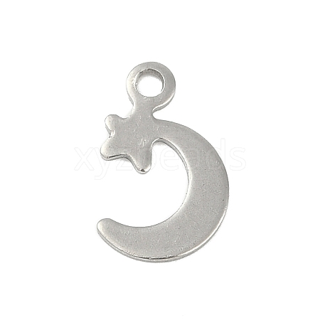 Non-Tarnish 201 Stainless Steel Charms STAS-C108-61P-1