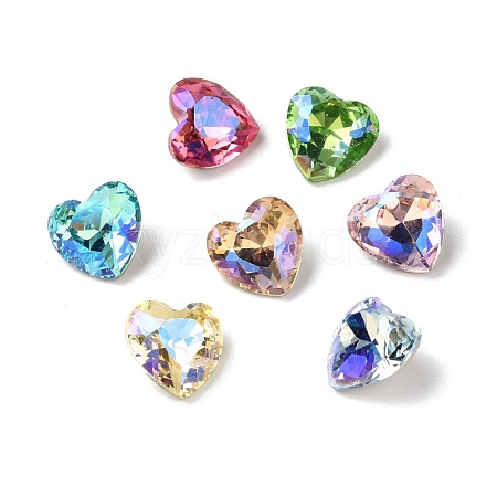 Glass Rhinestone Cabochons RGLA-J015-B-MO-1